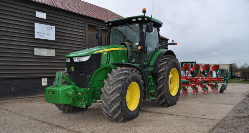 Farm machinery showcased at College