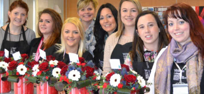 Floristry students produce arrangements for Sports Awards