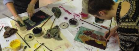 Art and Design students take part in studio workshop