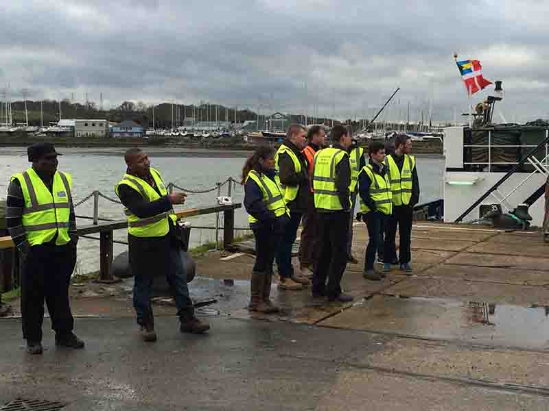First year Agriculture students visit Clarksons at Ipswich Docks