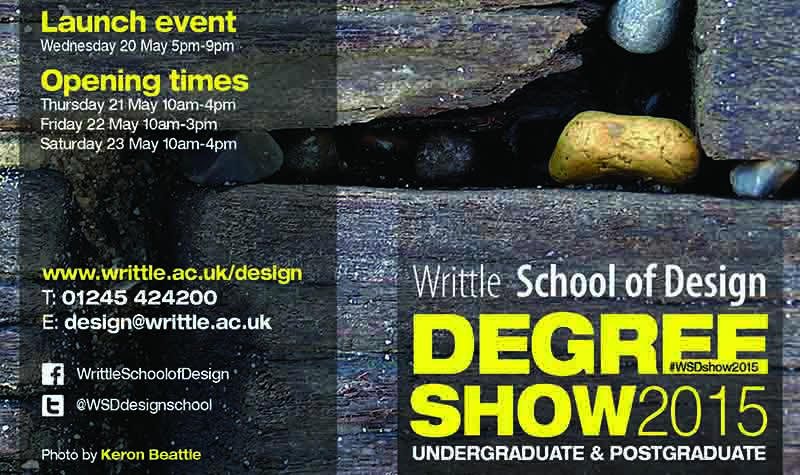 Students preparing to showcase their work at the Writtle School of Design Degree Show