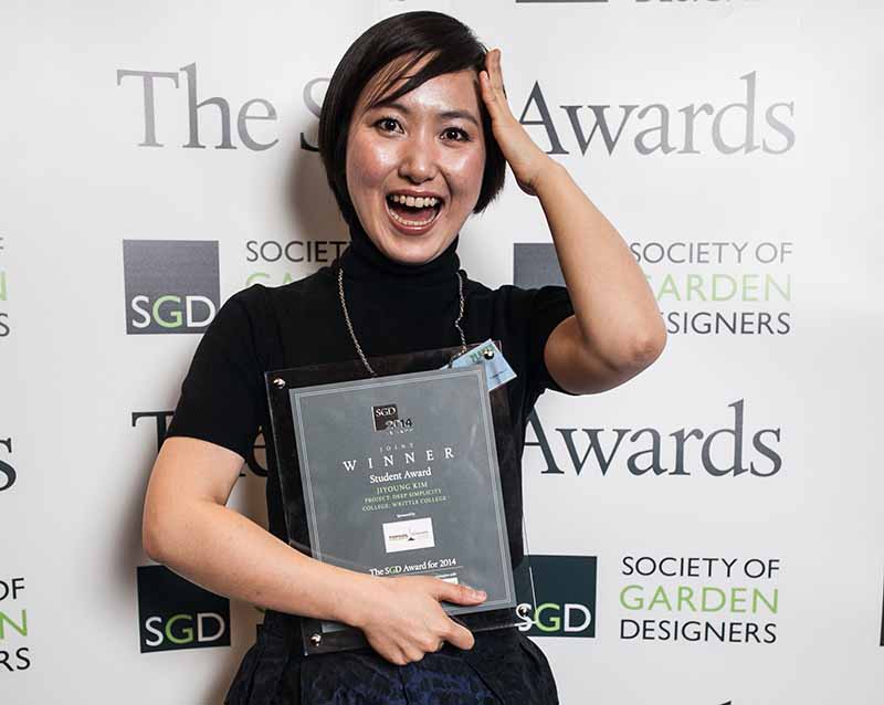 Postgraduate wins prestigious garden design student award