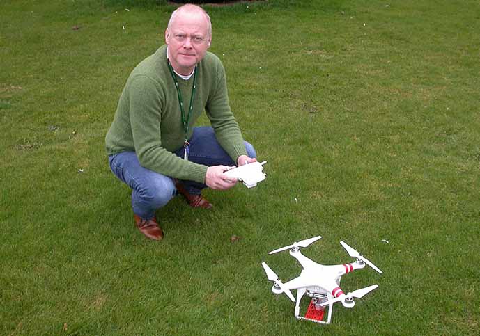 Conservation scheme takes delivery of unmanned aerial vehicle